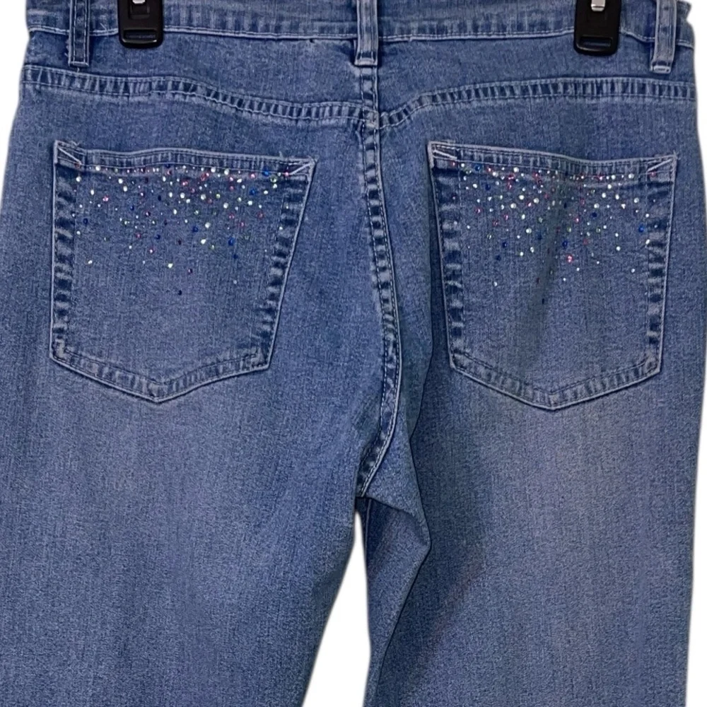 Christine Alexander embellished jeans. Size 10 GUC - Picture 2 of 12